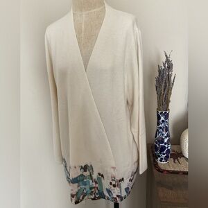 Doncaster Collection Women’s 100% Cashmere Cardigan . Super Soft. Size 2 W plus.